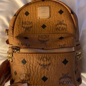MCM x-mini stark studded bookbag